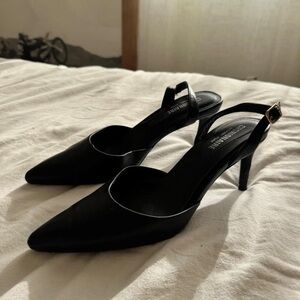 Charles & Keith Elegant Black Pointed Heels